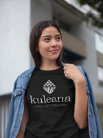 kuleana coral restoration hawaii nonprofit black white logo 100% cotton t-shirt