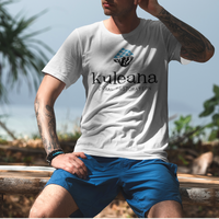 kuleana coral restoration hawaii nonprofit black white blue logo 100% cotton t-shirt